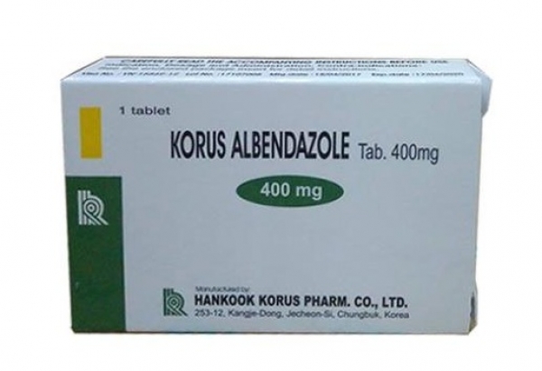 Đình chỉ lưu hành lô thuốc Korus Albendazole tab.
